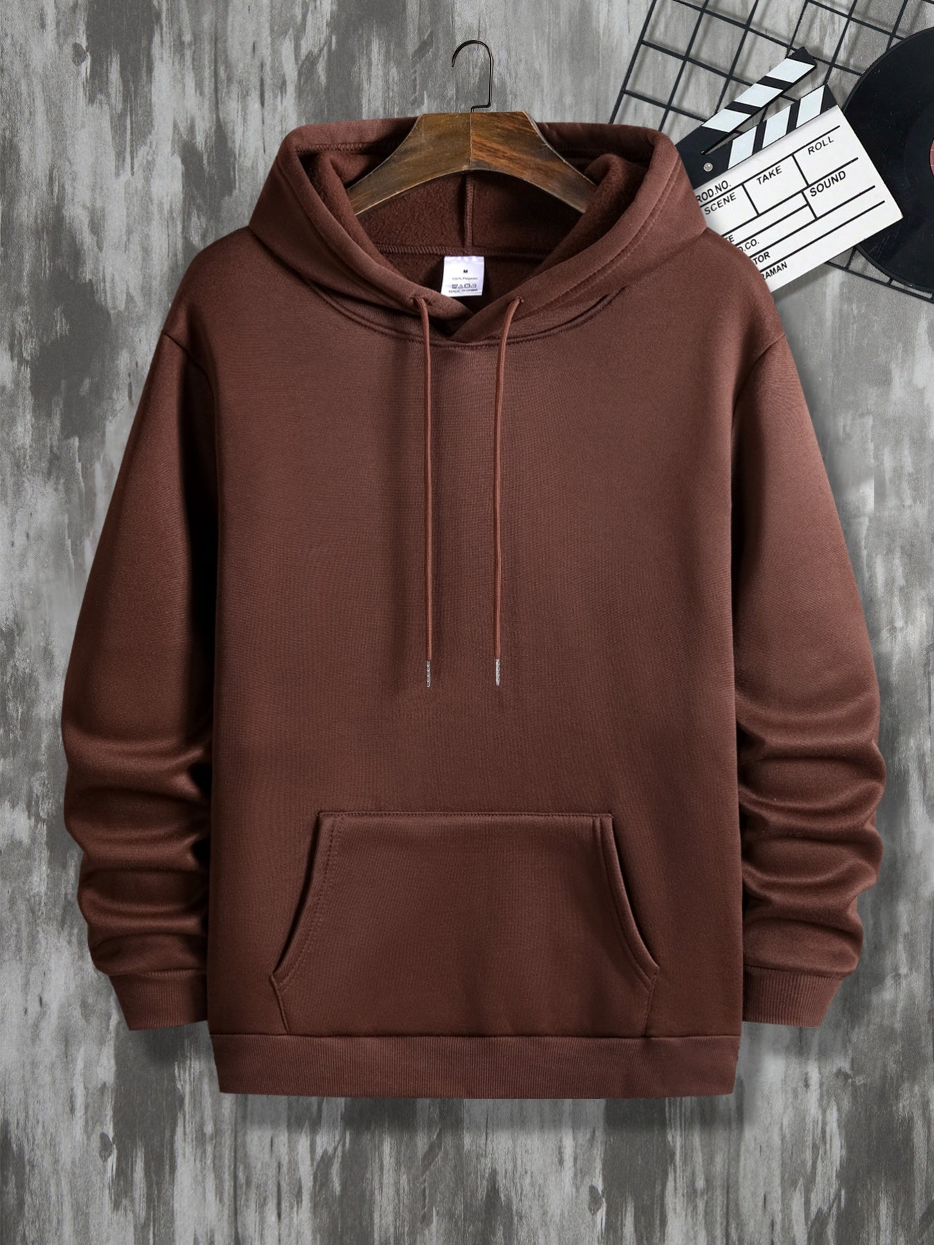 Men'S Hoodie with John 3:16 Bible Verse Print - Black Religious Apparel, Adjustable Drawstring Hood & Front Pocket - Christian Faith-Based Clothing for Everyday Casual Wear - All-Season Comfort Fit Pullover Sweatshirt, Spirit