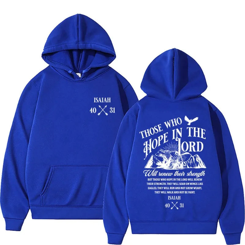 Christian Jesus Letters Print Hoodies Men Clothing F  Men Long Sleeve Hooded Sweatshirts Unisex Cool Casual Streetwear Street