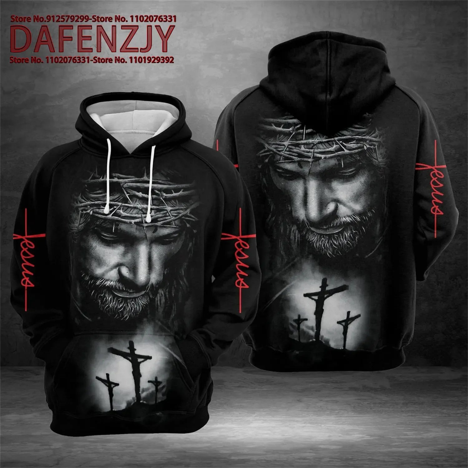 New Fashion Christian Hoodie Jesus Cross 3D Printed Men Sweatshirt Unisex Pullover Casual Long Sleeve Man Hoodies Streetwear