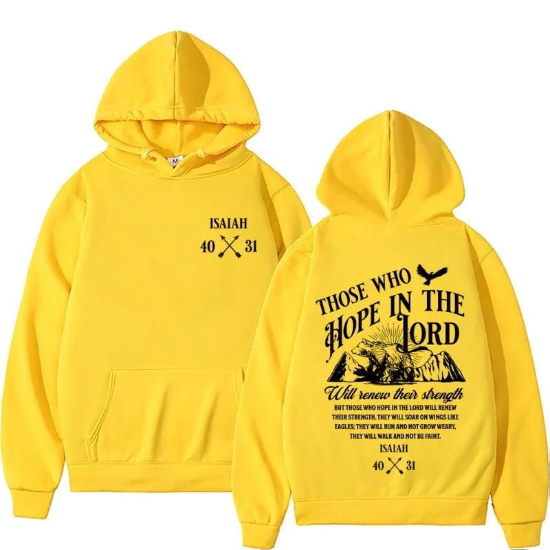 Christian Jesus Letters Print Hoodies Men Clothing F  Men Long Sleeve Hooded Sweatshirts Unisex Cool Casual Streetwear Street