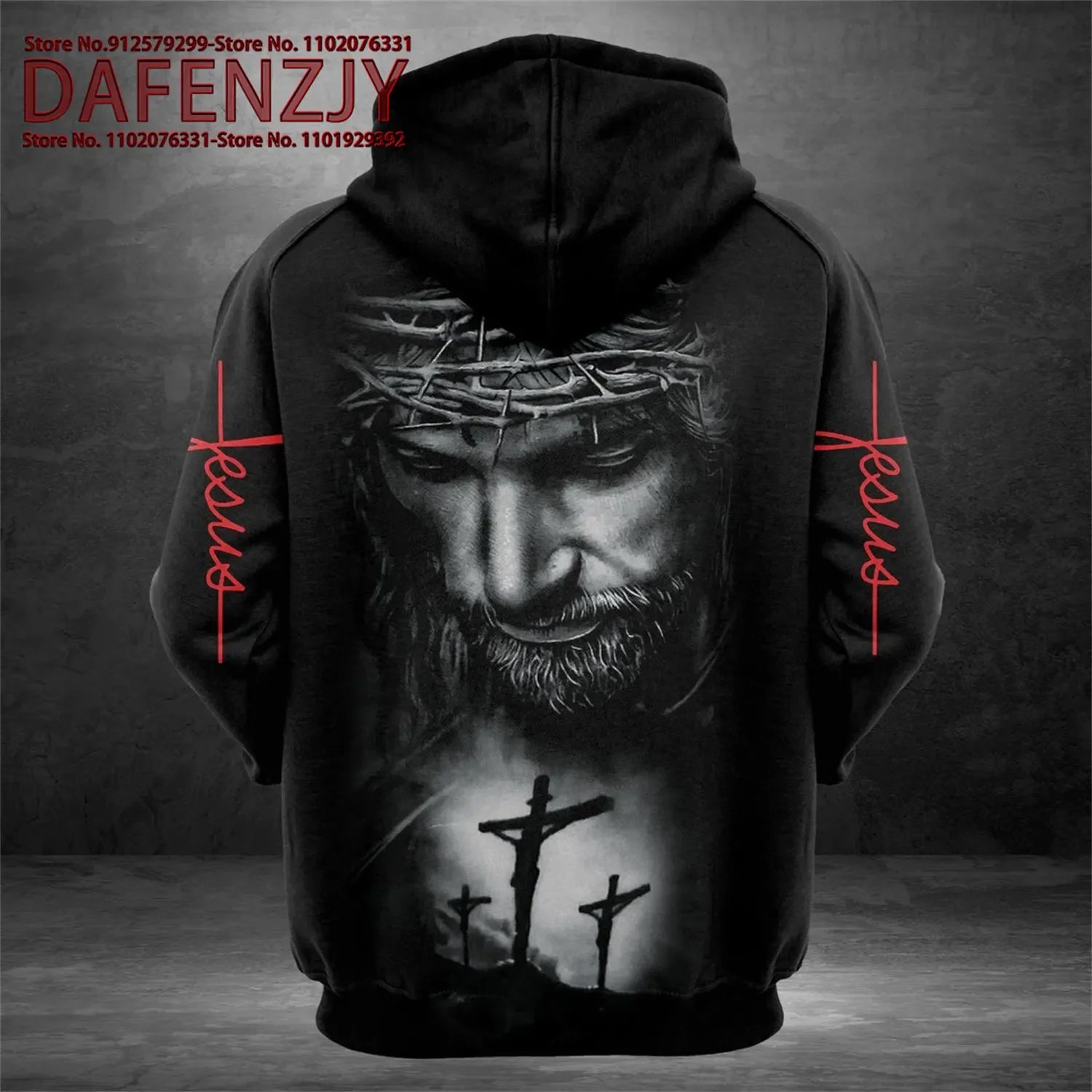 New Fashion Christian Hoodie Jesus Cross 3D Printed Men Sweatshirt Unisex Pullover Casual Long Sleeve Man Hoodies Streetwear